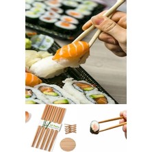 Bizimevde Yıkanabilir Organik Bambu Çin Çubuk Yemek Çubuğu Chopstick 20 Adet