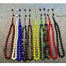 Anemore Collection 4 Adet Toz Kehribar Tesbih Tek Tek Karton Hediye Kutulu
