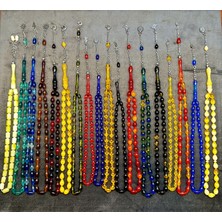 Anemore Collection 4 Adet Toz Kehribar Tesbih Tek Tek Karton Hediye Kutulu
