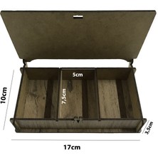 Ala Depo Ahşap Boncuk Makrome Süsleme Seti 3X40 Gram (Ahşap Kutulu)