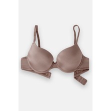 Wonna Andes 2527 Bronz Kahve Double Push Up / Ekstra Dolgulu Mikro Basic Sütyen