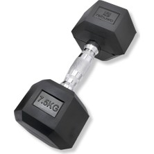 Rebuwo Hex Dambıl Kauçuk Altıgen Dambıl Hex Dumbbell  1 Adet