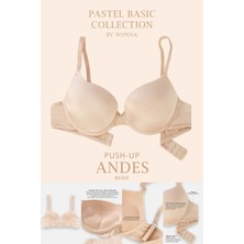 Wonna Andes 2527 Ten Double Push Up / Ekstra Dolgulu Mikro Basic Sütyen