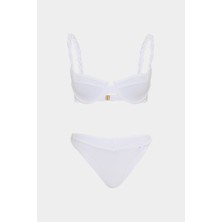 Açelya Okcu Premium Burgu Askı Detaylı Frıgg Fit Kadın Bikini Üstü