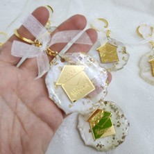 5 Adet Mezuniyet Hatırası Epoksi Anahtarlık Lik Pleksii Isimli