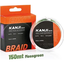 Fujin Kanji 8x 150MT Moss Green Pe Line