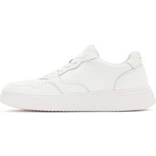 Guardiani Alberto Guardiani Erkek Beyaz New Era Bağcıklı Deri Sneaker G03M100026