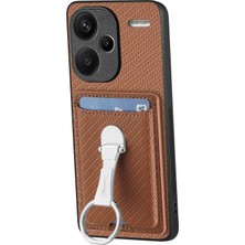 Xiaomi Redmi Note 13 Pro Plus 5g Çizilmez Karbon Fiber Doku Kickstand Telefon Kapağı (Yurt Dışından)