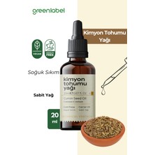 Green Label Kimyon Tohumu Yağı Soğuk Sıkım %100 Doğal Ve Saf 20ml