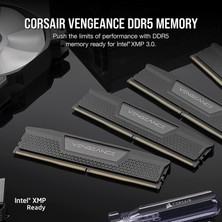 Corsaır Vengeance Ddr5 Ram 32GB (2X16GB) 6200MHZ CL36 Intel Xmp (CMK32GX5M2E6200C36)