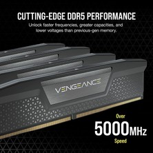 Corsaır Vengeance Ddr5 Ram 32GB (2X16GB) 6200MHZ CL36 Intel Xmp (CMK32GX5M2E6200C36)