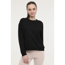 Kinetix Wb C Neck 16SN82 3pr Siyah Kadın Sweatshirt