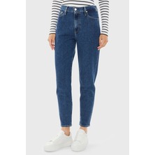 Calvin Klein Mom Fit Yüksek Bel Jeans J20J2236601A4 Bayan Kot Pantolon J20J223660 1A4