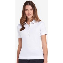 Barbour Portsdown Top Polo Yaka WH12 White