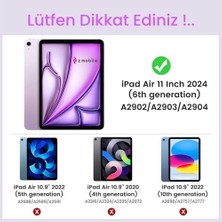 Z-Mobile iPad Air 11" M2 2024 6. Nesil Uyumlu Paperlike Nano Kırılmaz Ekran Koruyucu Kağıt Hissi Paper Like