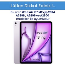 Z-Mobile iPad Air 13" M2 2024 6. Nesil Uyumlu Paperlike Nano Kırılmaz Ekran Koruyucu Kağıt Hissi Paper Like