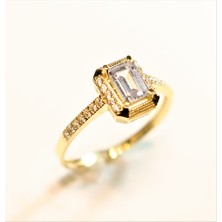 Güler Kuyumculuk Baget Taşlı Yüzük