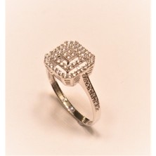 Güler Kuyumculuk Altın Baget Taşlı Yüzük