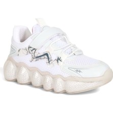 Kidessa 2002 Anatomik Tabanlı Unisex Çocuk Günlük Spor Ayakkabı - Nkt02002-Beyaz-32