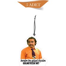 By Meyla Bymeyla Benim Bu Güzel Feysim Gülmeyecek Mi Temalı 5'li Oto Kokusu ve Oto Aksesuarı