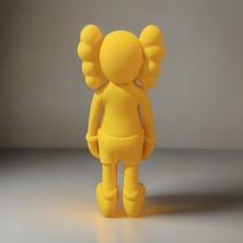 3D Layer Craft Kaws Companion Figür Büyük Boy 20 cm Companion Open Edition Vinyl Figure Sarı