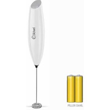 Kiwi KCM-1112 Mini El Mikseri Süt/kahve Köpürtücü Çırpıcı Beyaz