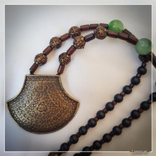 Z Jewelry Art Faraı - El Yapımı Etnik Otantik Bohem Kadın Erkek Kolye - ZJA-K-0208