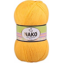 Nako Lüks Minnoş El Örgü Ipi  | Sarı 184