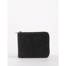 Fabrika Siyah Erkek 11X9X2 cm Deri Cüzdan Frk 332 Crayz