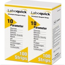 Medikaltec  Laboquick Idrar Analiz Stribi ( 10 PARAMETRE-100 Test )