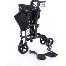 Medikaltec  Comfort Plus DM-9124 Lüx Ayak Pedallı Alüminyum Rolatör