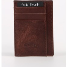 Fabrika Kahve Erkek 9X10X2 cm Deri Cüzdan Frk 344 Crayz