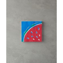 English Home Melon 20'li Kağıt Peçete 33x33 cm Kırmızı