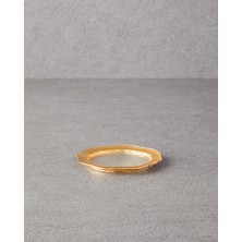 English Home Rowan Cam Pasta Tabağı 12,5 cm Gold