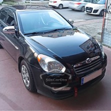 ŞüsCarOto Aksesuar Hyundai Accent Era 2006-2012 Uyumlu Üniversal Laguna Lip Esnek Ön Lip 2 Parça Tampon Altı Dil Karlık Ön Ek