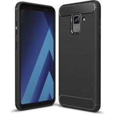 Techno Guru Samsung Galaxy A8 2018 Ultra Koruma Sağlayan Şık Room Silikon Kılıf