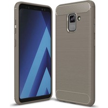 Techno Guru Samsung Galaxy A8 2018 Ultra Koruma Sağlayan Şık Room Silikon Kılıf