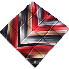 Levidor Tivil Ipek Eşarp 35054 Bordo Karışık Desen