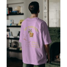 Helios Haute Old Fashioned Kokteyl Tasarım Relaxed Fit Erkek Ön-Arka Baskılı Tişört