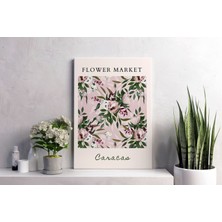 Pegziz Venezuela Caracas Botanik Renkli Çiçekler Dekoratif Kanvas Tablo - Modern Duvar Dekorasyon Sanatı