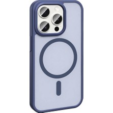 Vendas iPhone 15 Pro Kılıf Magsafe Şarj Özellikli Mat Arka Yüzey Zore Sio Kapak
