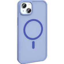 Vendas Apple iPhone 15 Plus Kılıf Magsafe Şarj Özellikli Mat Arka Yüzey Sio Kapak