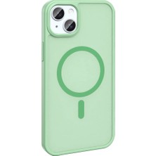 Vendas Apple iPhone 15 Plus Kılıf Magsafe Şarj Özellikli Mat Arka Yüzey Sio Kapak