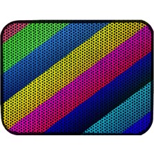 Aktunç Büyük Boy Elekli Tuvalet Önü Desenli Kedi Kumu Paspası 60 x 80 cm
