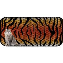 Aktunç Xxl Büyük Boy Baskılı Petek Kedi Kumu Paspas 60 x 120 cm