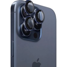 Etiget iPhone 15 Pro Kamera Koruyucu Lens Alüminyum Alışımlı Cam