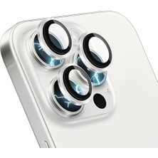 Etiget iPhone 15 Pro Kamera Koruyucu Lens Alüminyum Alışımlı Cam