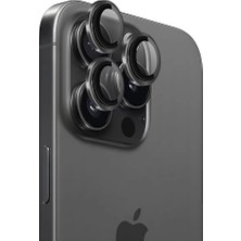 Etiget iPhone 15 Pro Max Kamera Koruyucu Lens Alüminyum Alışımlı Cam