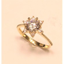 Güler Kuyumculuk Altın Tek Taş Yüzük