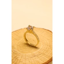 Güler Kuyumculuk Altın Tektaş Yüzük